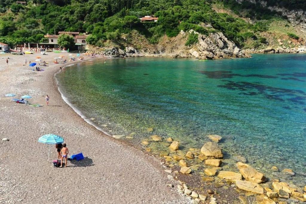 Вилла Nisportino, Elba. Bilocale Con Patio Vista Mare. Casa Castagno Экстерьер фото