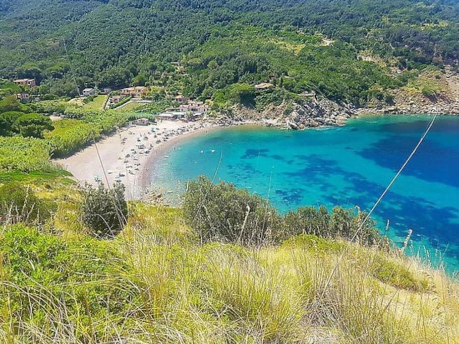 Вилла Nisportino, Elba. Bilocale Con Patio Vista Mare. Casa Castagno Экстерьер фото